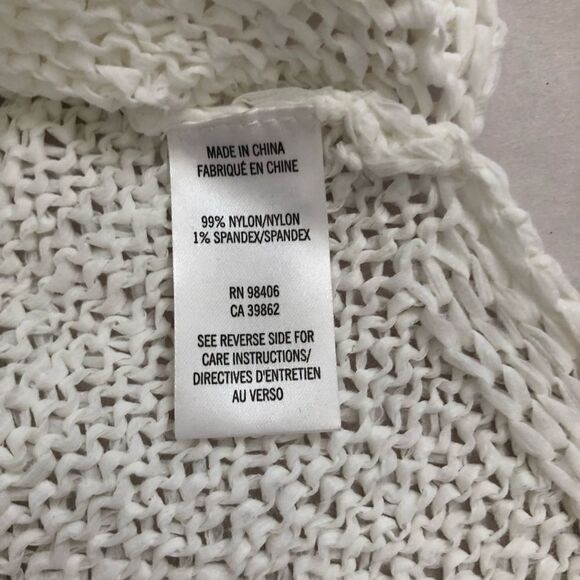 Theory - Meenaly Sleeveless Loose Knit Sweater in Ivory Size Medium - Picture 13 of 13